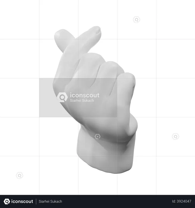 Finger Snapping  3D Illustration