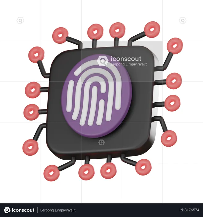 Fingerprint  3D Icon