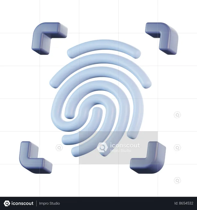 Fingerprint  3D Icon