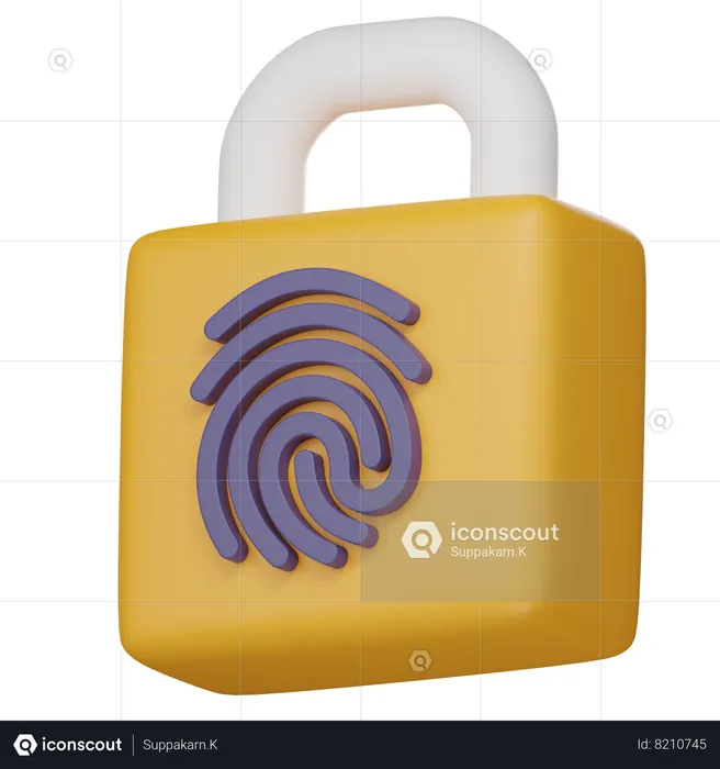 Fingerprint  3D Icon