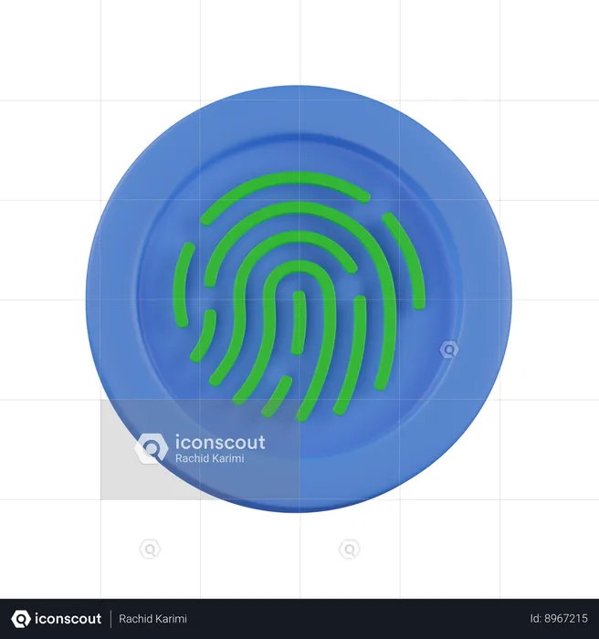 Fingerprint  3D Icon