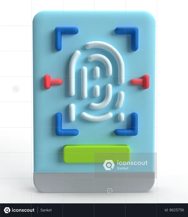 Fingerprint  3D Icon