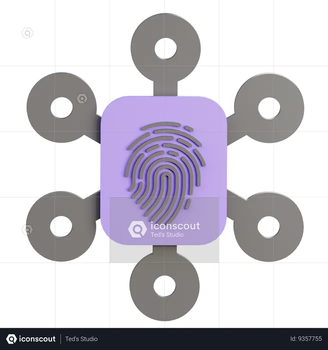 Fingerprint  3D Icon