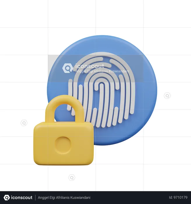 Fingerprint  3D Icon