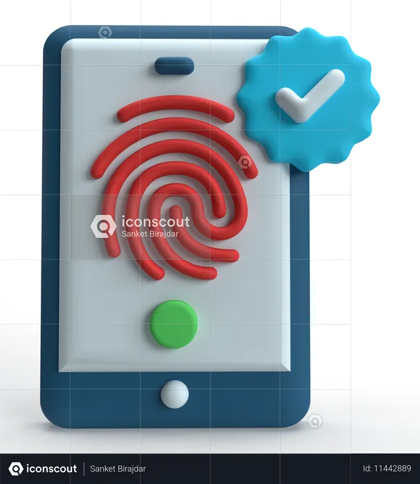 Fingerprint  3D Icon