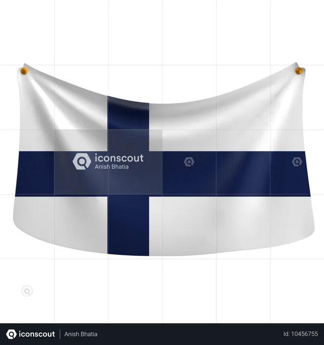 Finland Flag 3D Icon