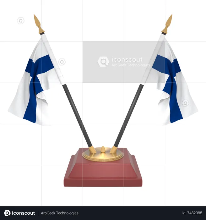 Finland Flag 3D Icon