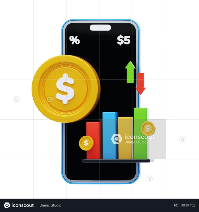 FinTech Startups  3D Icon