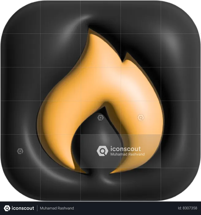 Fire  3D Icon