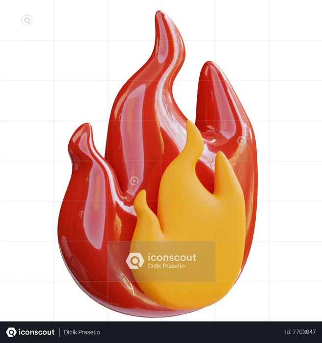 fire 3d illustration icon 28249859 PNG