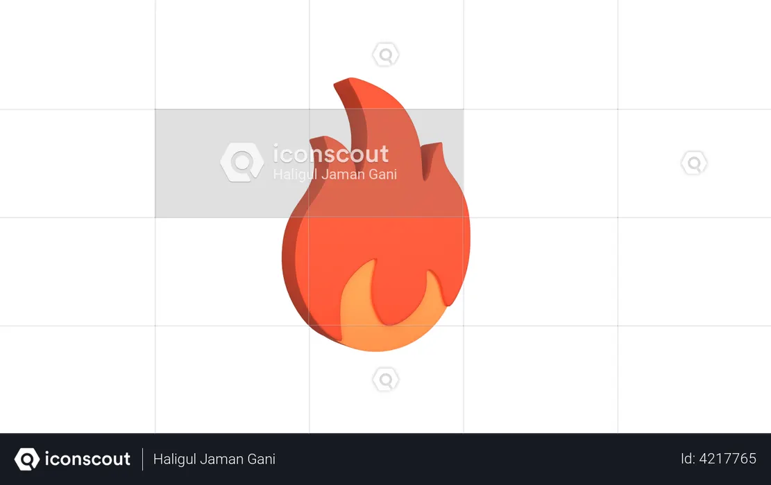 3D Flame Discord Server Icon Maker