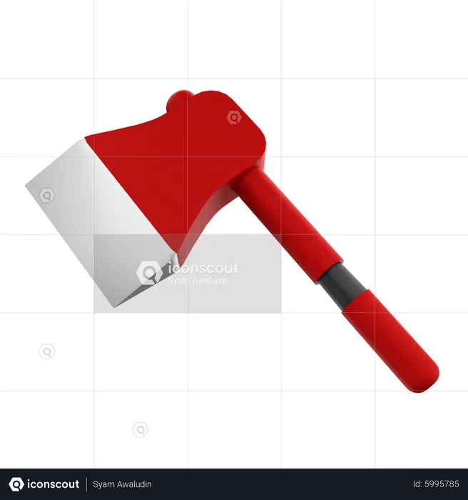 Fire Axe  3D Icon