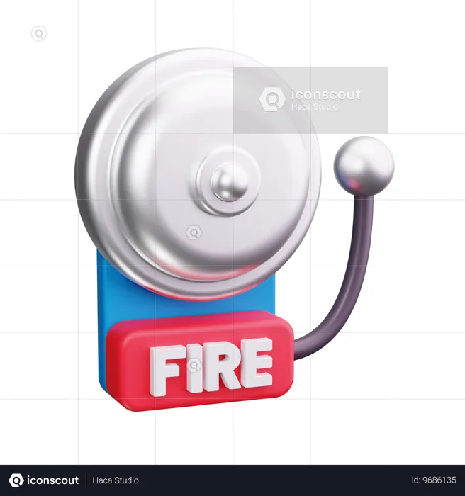Fire Bell  3D Icon