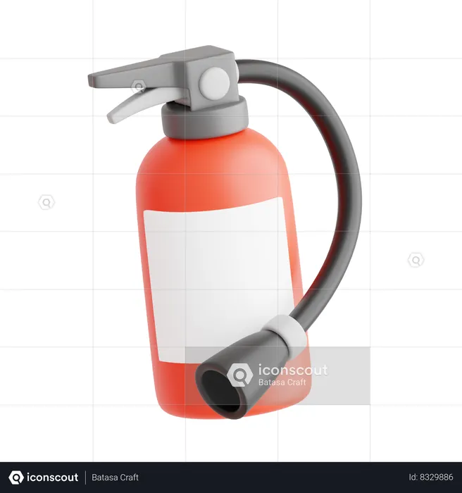 Fire Extinguisher  3D Icon