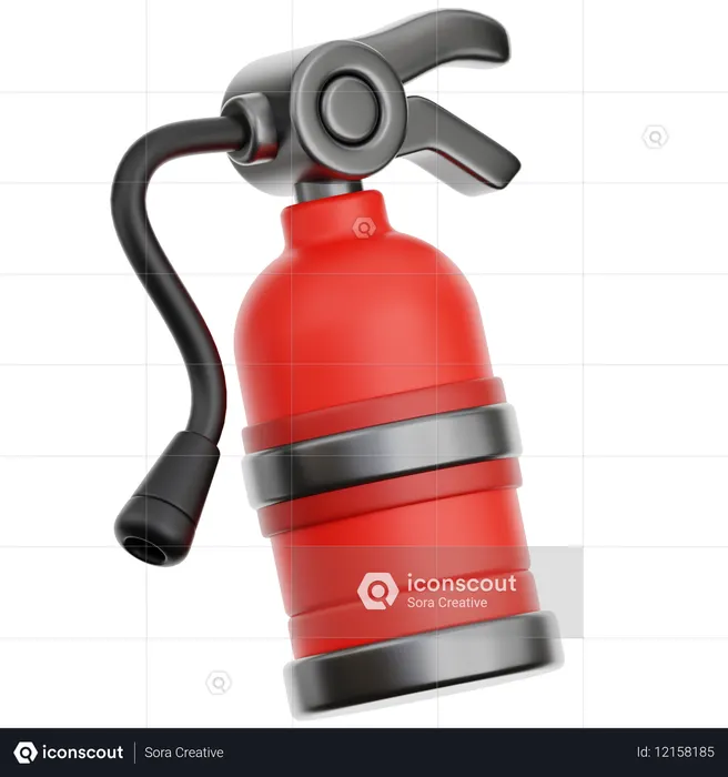 Fire Extinguisher  3D Icon