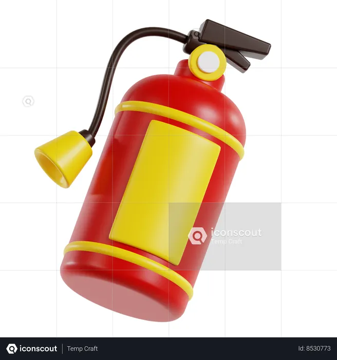 Fire Extinguisher  3D Icon