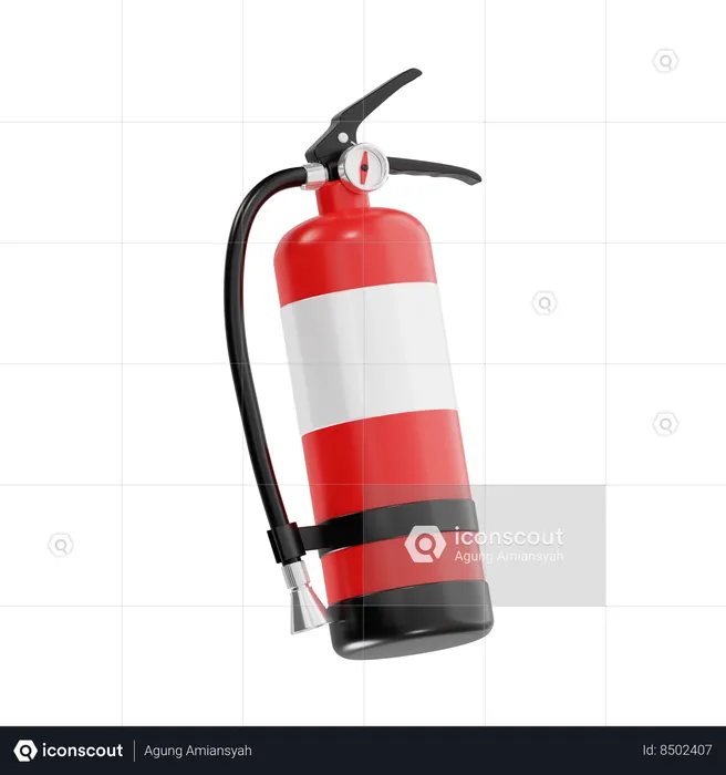 Fire Extinguisher  3D Icon