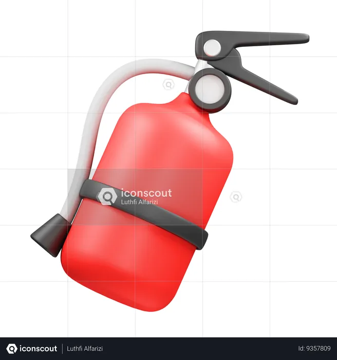 Fire extinguisher  3D Icon