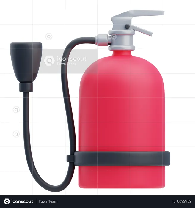 Fire Extinguisher  3D Icon