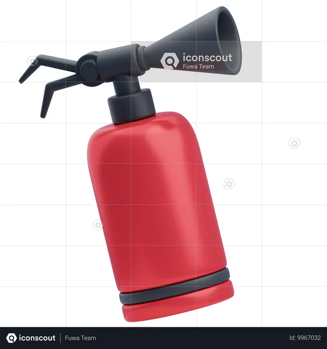 Fire Extinguisher  3D Icon