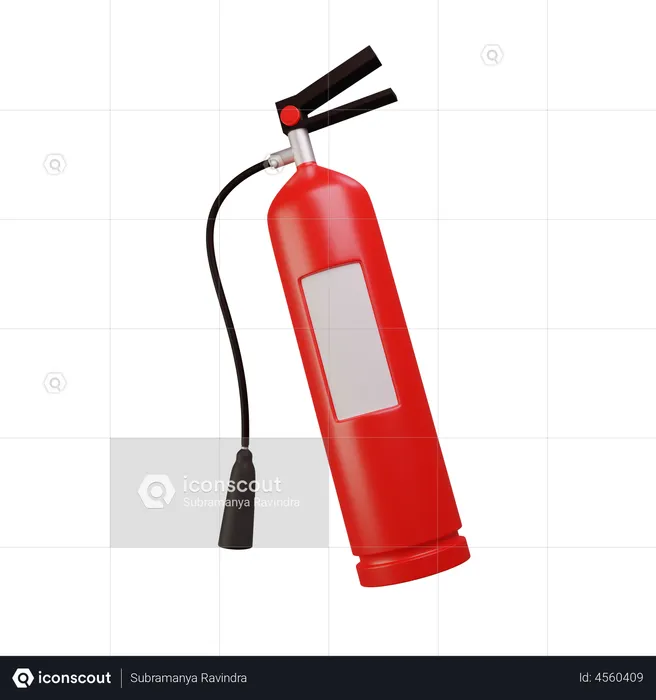 Fire Extinguisher  3D Illustration