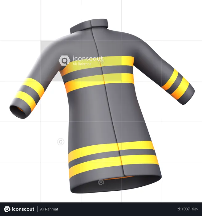 Fire Fighter Uniform  3D Icon