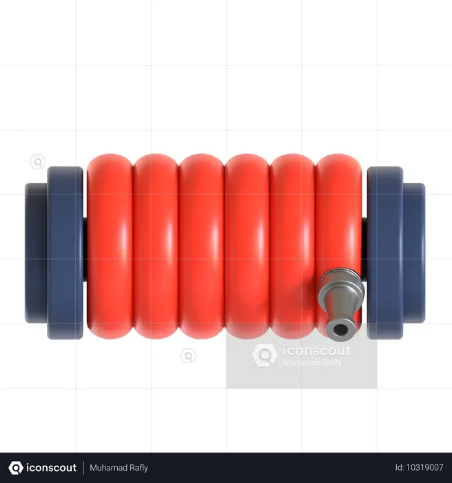 Fire Hose  3D Icon
