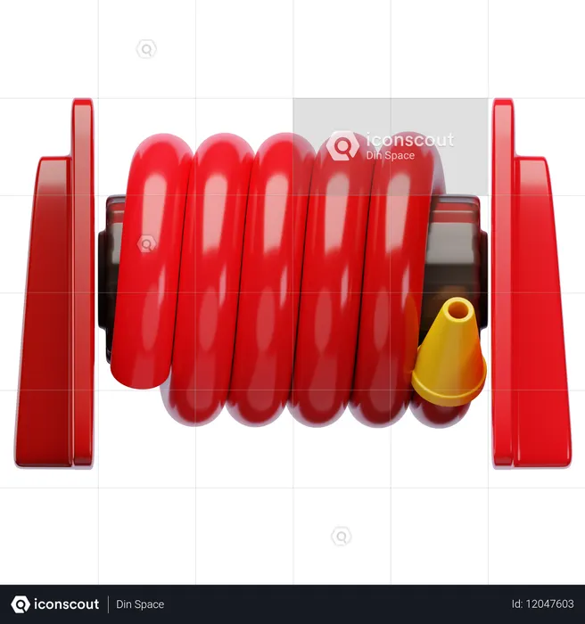 Fire Hose  3D Icon