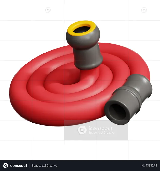 Fire Hose  3D Icon