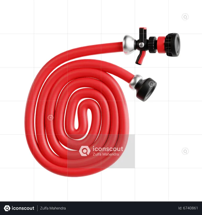 Fire Hose  3D Icon