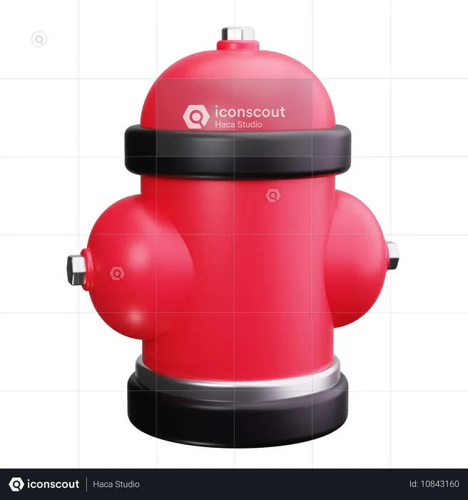 Fire Hydrant  3D Icon