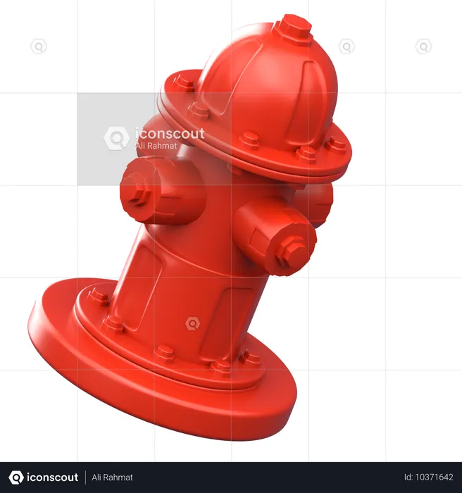 Fire Hydrant  3D Icon