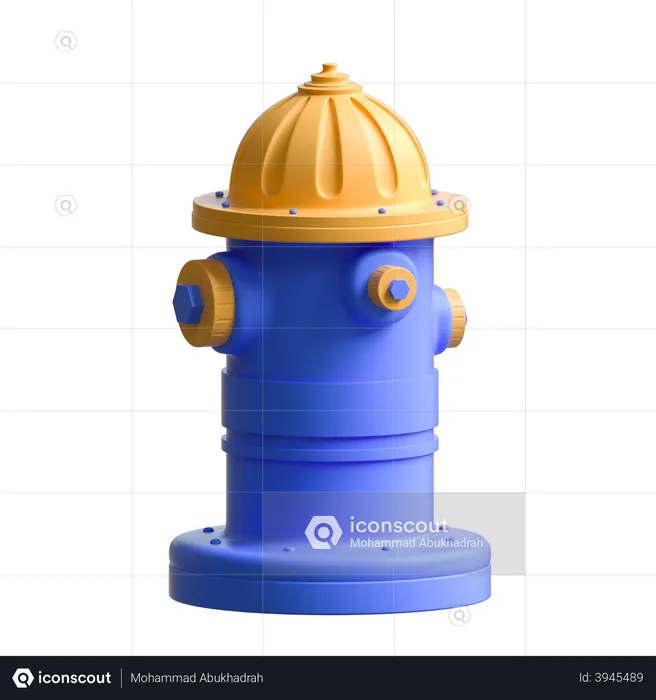 Fire Hydrant  3D Illustration