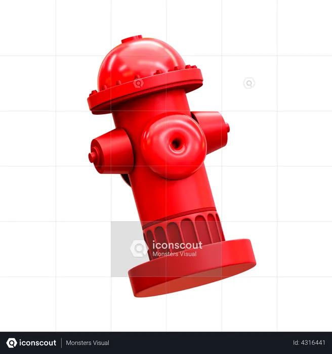 Fire Hydrant  3D Illustration