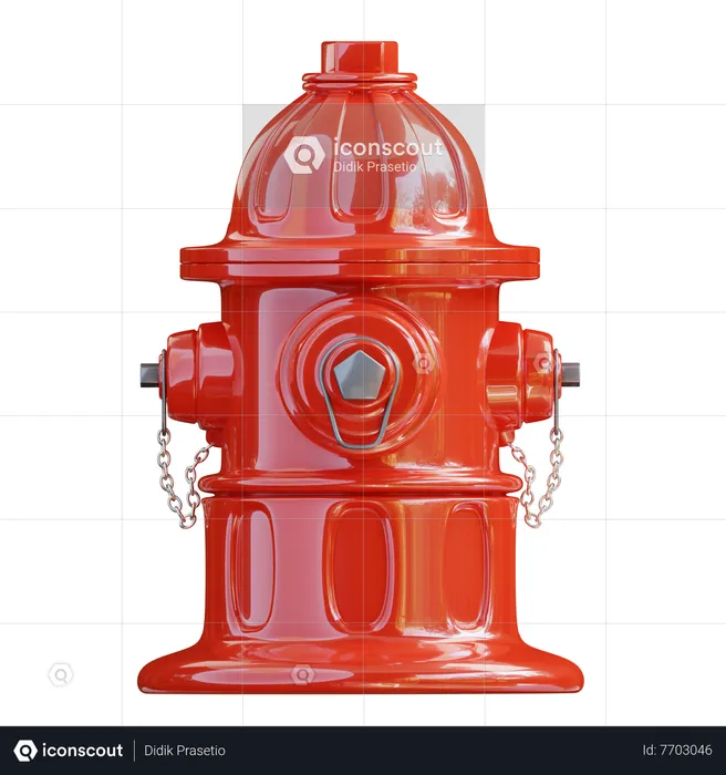 Fire Hydrant  3D Icon