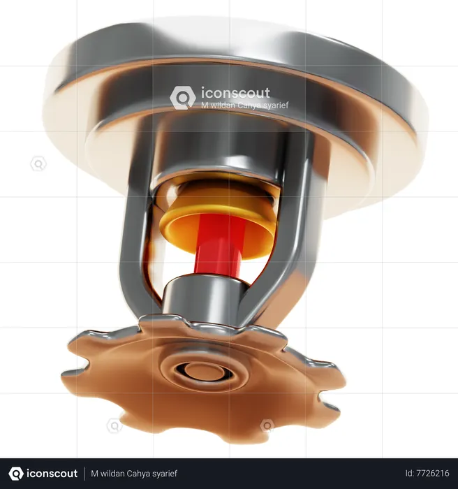 FIRE SPRINKLER  3D Icon