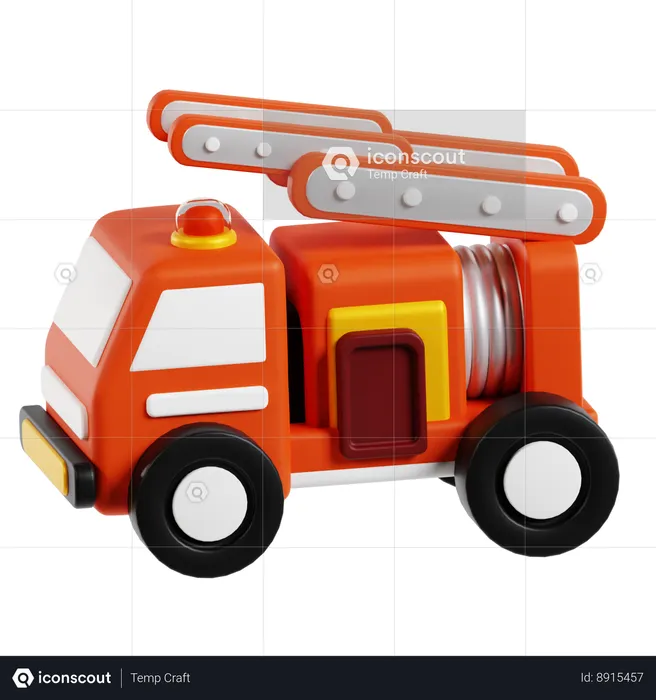 Fire Truck  3D Icon