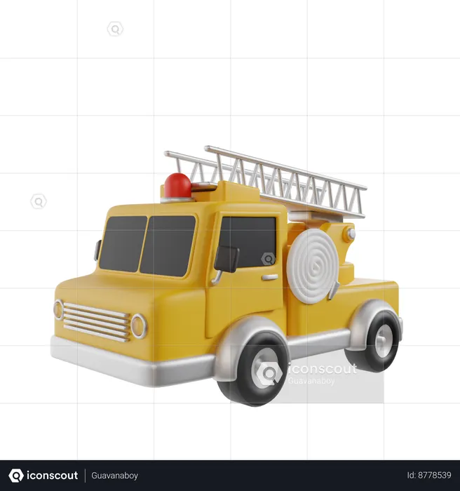 Fire Truck  3D Icon