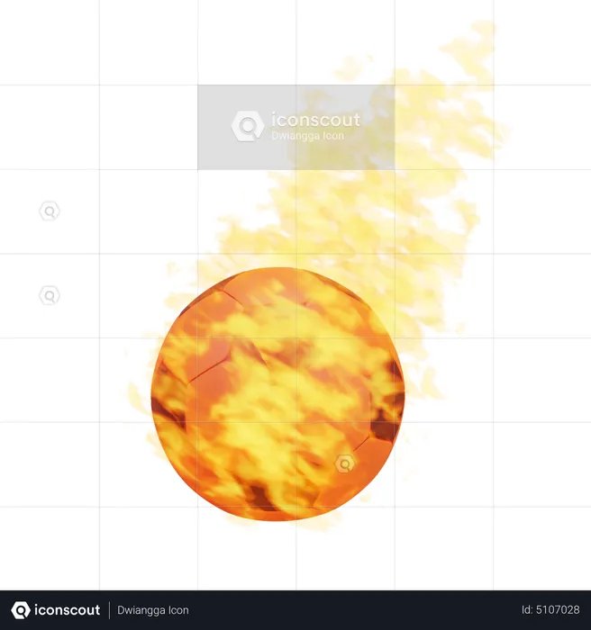 Fireball  3D Icon