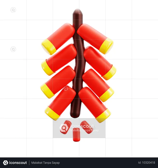 Firecracker  3D Icon