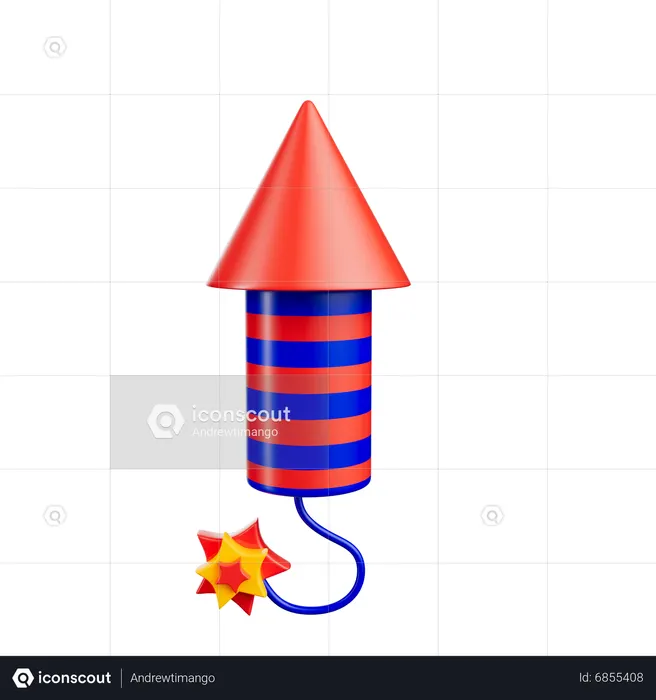 Firecracker  3D Icon