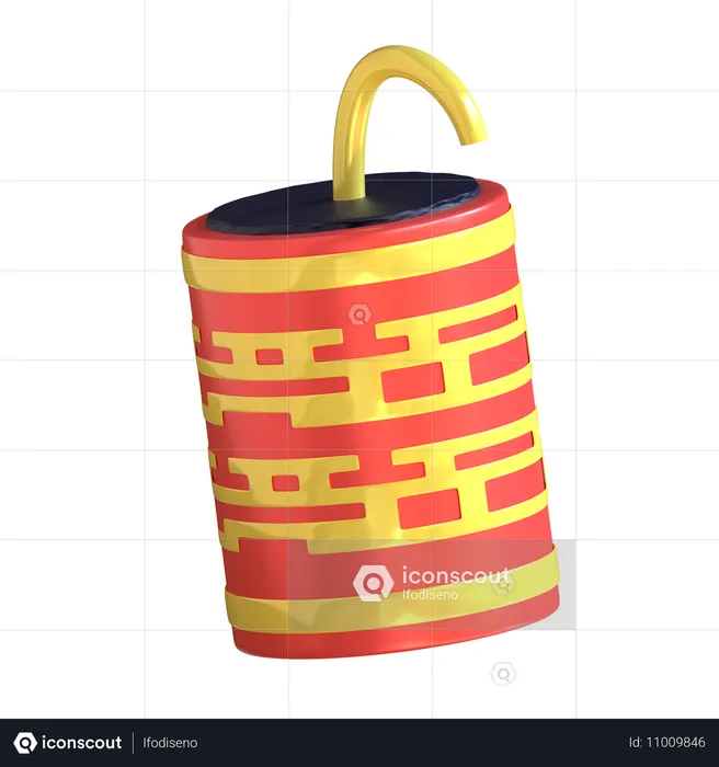 Firecrackers  3D Icon