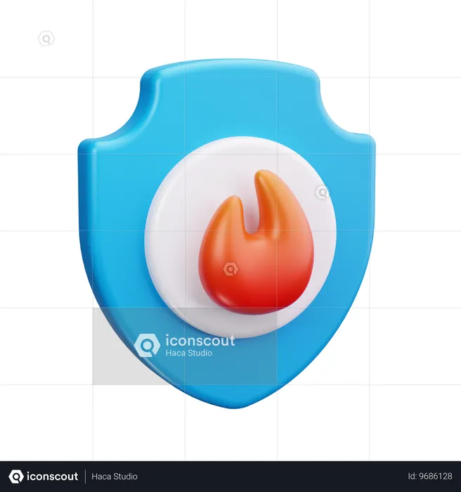 消防士  3D Icon