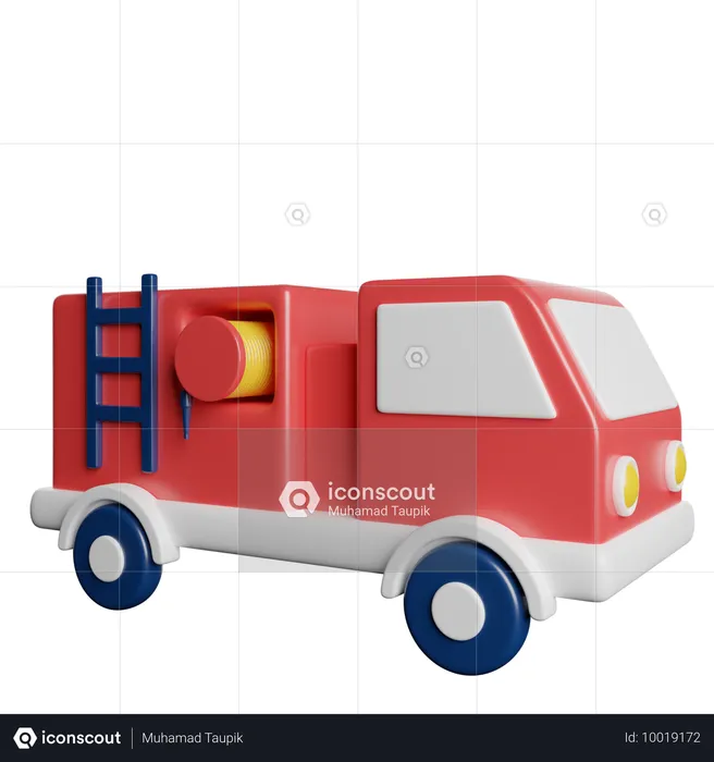 消防車  3D Icon