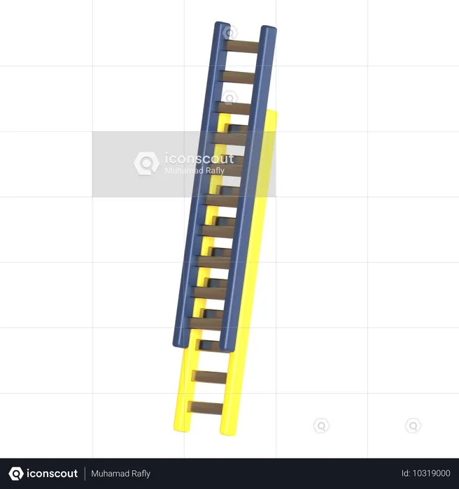 Firefighter Ladder  3D Icon