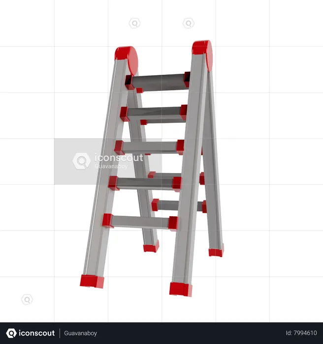 Firefighter Ladder  3D Icon