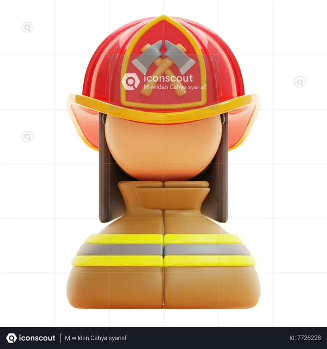 FIREMAN  3D Icon