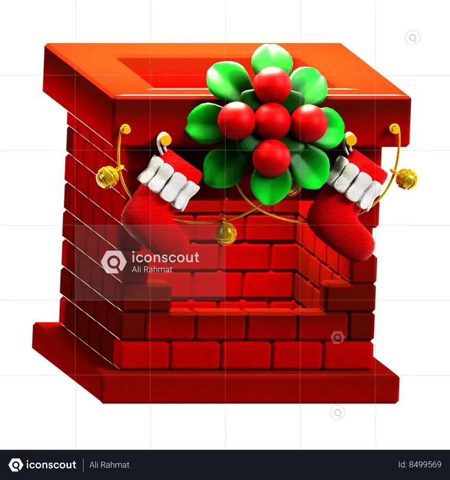 Fireplace  3D Icon