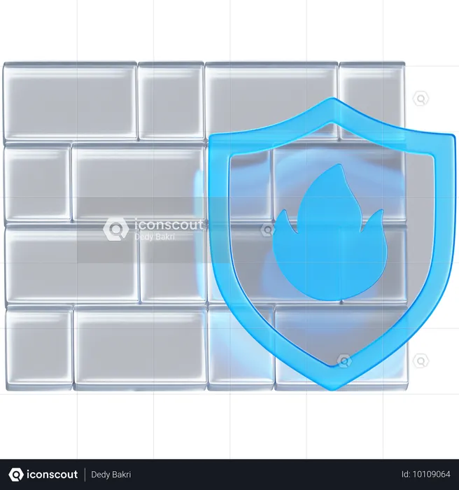 Firewall  3D Icon