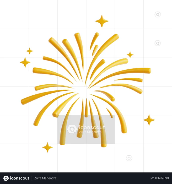 花火  3D Icon